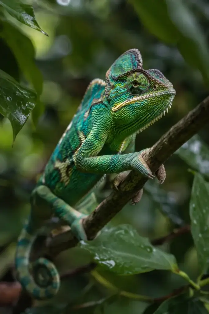 Illustrative sample: Chameleon — AI-generated