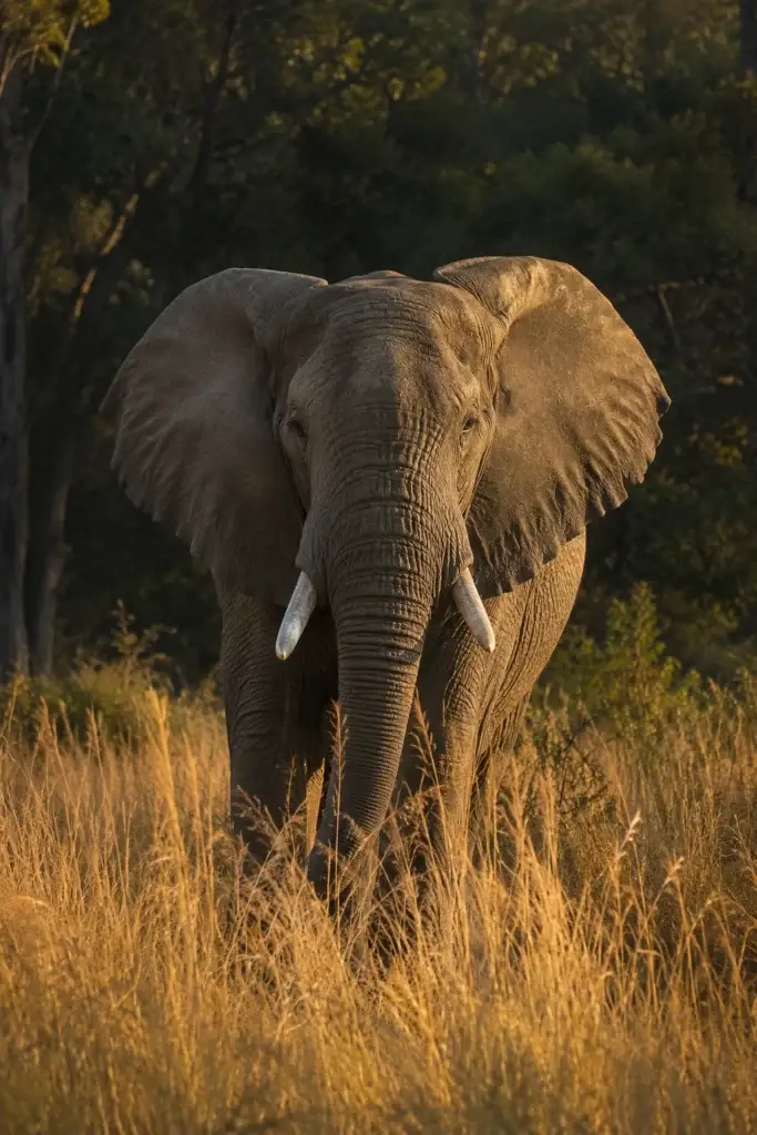 Illustrative sample: Elephant — AI-generated